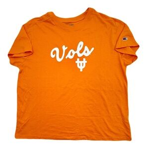 Champion Brand University of Tennessee Volunteers "Vols" Script T-Shirt NWOT